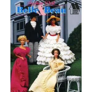  Fashion Doll Belle & Beau (Crochet) (Annies Attic # 87D28 