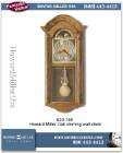Howard Miller oak chiming wall clocks  625 282 Amanda  