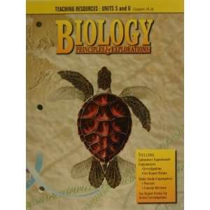  Teaching Resources : Units 5 and 6 Chapters 19 26 (Biology 