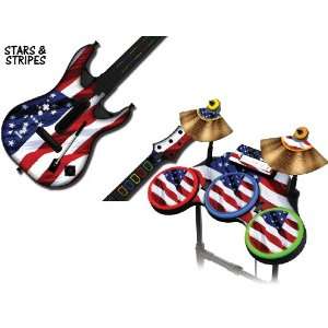  Protective skins for Guitar Hero 4 World Tour Guitar and Drum 