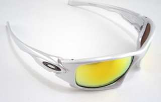 Oakley Sunglasses Ten White Chrome w/Fire Iridium #9128 03  