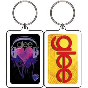  GLEE HEART PHONES LUCITE KEYCHAIN Toys & Games