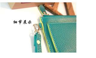   New Womens Leather Bag Long Clutch Zipper around Wallet Case Purse w04