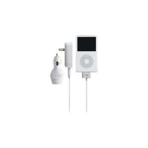  Belkin Auto/AC/USB Charger for iPod (White)  Players 