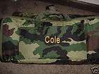 personalized boys toddler camo nap mat with blanket 