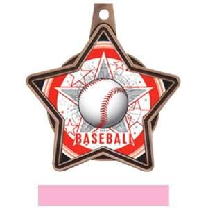  Hasty Awards All Star Insert Custom Baseball Medals BRONZE 