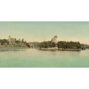   Travel Poster   Hopewell Hall and Castle Rest Thousand Islands 24 X 13