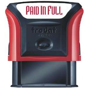    Trodat PAID IN FULL Self Inking Rubber Stamp: Office Products