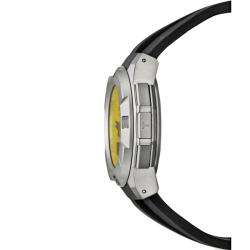 Tissot Mens T Touch Titanium Rubber Yellow Dial Digital Watch 