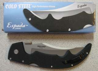 NEW Cold Steel 62NGL Espada Series Large Size Folding Knife All G 10 