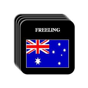 Australia   FREELING Set of 4 Mini Mousepad Coasters