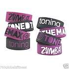 Zumba Zumbatomic Thin Rubber Bracelets Ships Fast Choose Pink or 