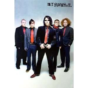 My Chemical Romance great POSTER 23.5 x 34 group lineup white (poster 