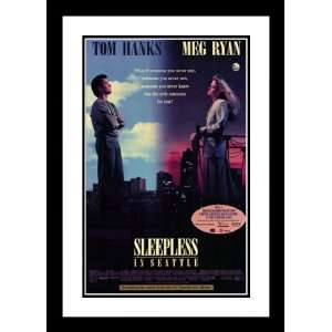  Sleepless in Seattle 32x45 Framed and Double Matted Movie 