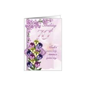 70th Birthday Card For A Special Lady Card  Toys & Games  