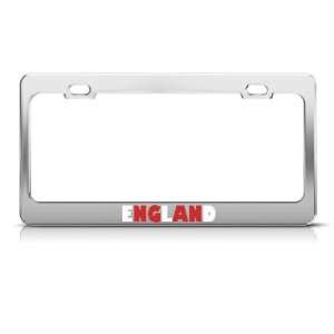 England Flag Country Metal license plate frame Tag Holder 