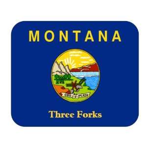 US State Flag   Three Forks, Montana (MT) Mouse Pad 