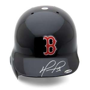 David Ortiz Autographed Red Sox Batting Helmet UDA  Sports 
