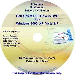 Dell XPS M1730 Drivers Restore Recovery DVD Disc  