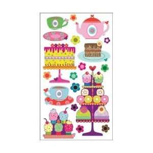  Sticko Sparkler Classic Stickers Tea Party; 6 Items/Order 