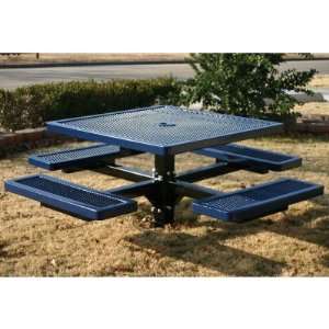  WebCoat Commercial Regal Square Inground Mounted Picnic 