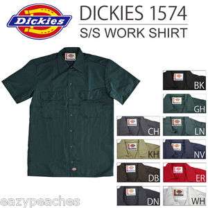 Dickies 1574 Short Sleeve Work Shirt SIZE COLOR CLR/SZ  