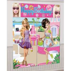  Barbie Kids Birthday Party Giant Wall Decoration Kit Baby