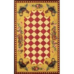   Rooster Red 8022/24 (410 x 710 Rectangular)