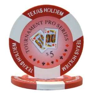    (25)11.5 Gram Tournament Pro Poker Chip: $5: Sports & Outdoors