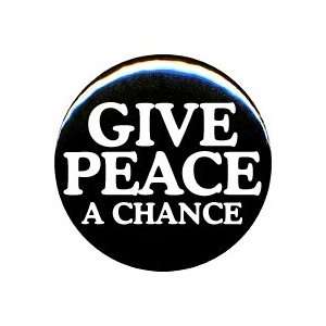   Beatles/John Lennon Give Peace a Chance Button/Pin 