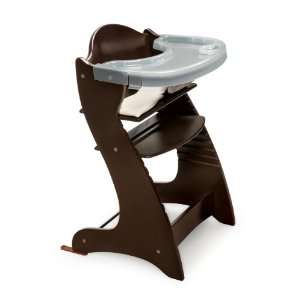  Embassy Adjustable Wood High Chair   Espresso: Baby