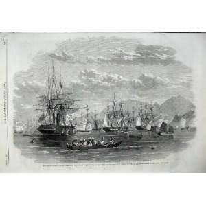    1860 Ship Fleet Canada Cowloong Bay Sailing Boats: Home & Kitchen
