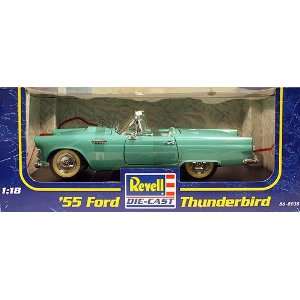  Green 55 Ford Thunderbird 1:18 Scale Die Cast Car: Toys 