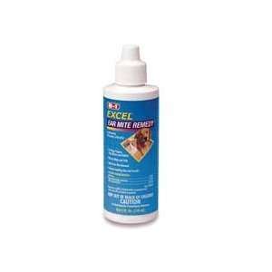  Eight In One Excel Ear Mite Remedy 4 Ounces   J7115: Pet 