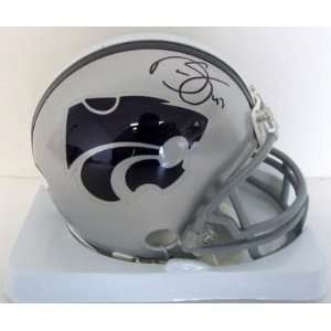   State Wildcats Mini Helmet JSA   Autographed NFL Mini Helmets Sports