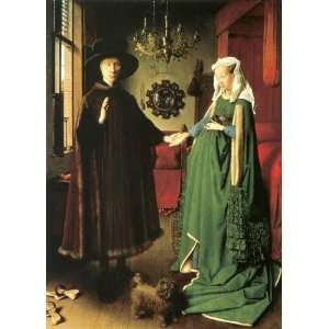 The Marriage of Giovanni Arnolfini and Giovanna Cerami 1434 by Jan Van 
