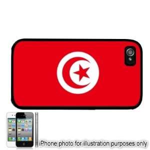 Tunisia Tunisian Flag Apple iPhone 4 4S Case Cover Black