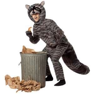  Lets Party By Rasta Imposta Raccoon Adult Costume / Brown 