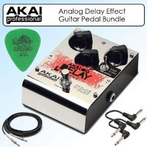  Akai Analog Delay Effect Guitar Pedal Bundle With 