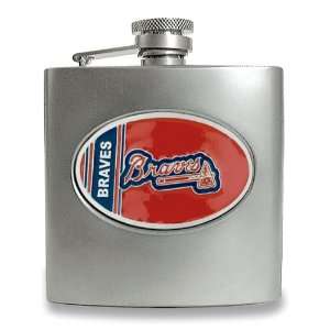  Atlanta Braves Stainless Steel Hip Flask: Jewelry