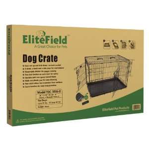  EliteField 36 3 Door Folding Dog Crate with DIVIDER, 36 