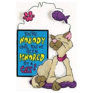   CAT WITH ATTITUDE Cross Stitch Kit Arts, Crafts & Sewing