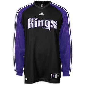 Kings adidas Mens On Court L/S Shooting Shirt:  Sports 