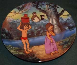 KNOWLES/Disney LtEd Plate:JUNGLE BOOK Treasured Moment  