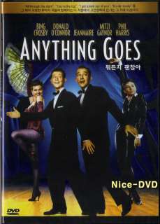 Anything Goes (1956) DVD, SEALED Bing Crosby  NEW   