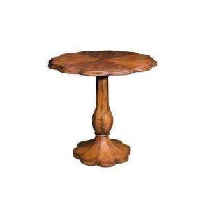   Scalloped Pedestal Table by Stein World 58677: Home & Kitchen