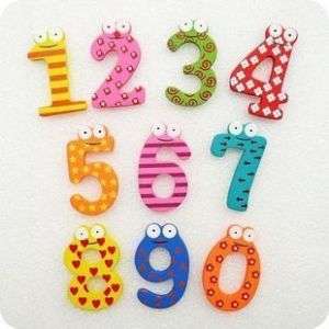 Numbers Wooden Magnets,Educational Toy,Favours,MAG002  
