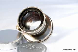 leica 5cm f2 rangefinder lens Summar 1933 sn 190819 nickel collapsible 
