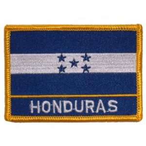 Honduras Flag Patch 2 1/2 x 3 1/2