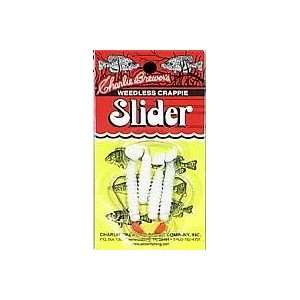   Slider Weedless Crappie Slider 4 Pack White